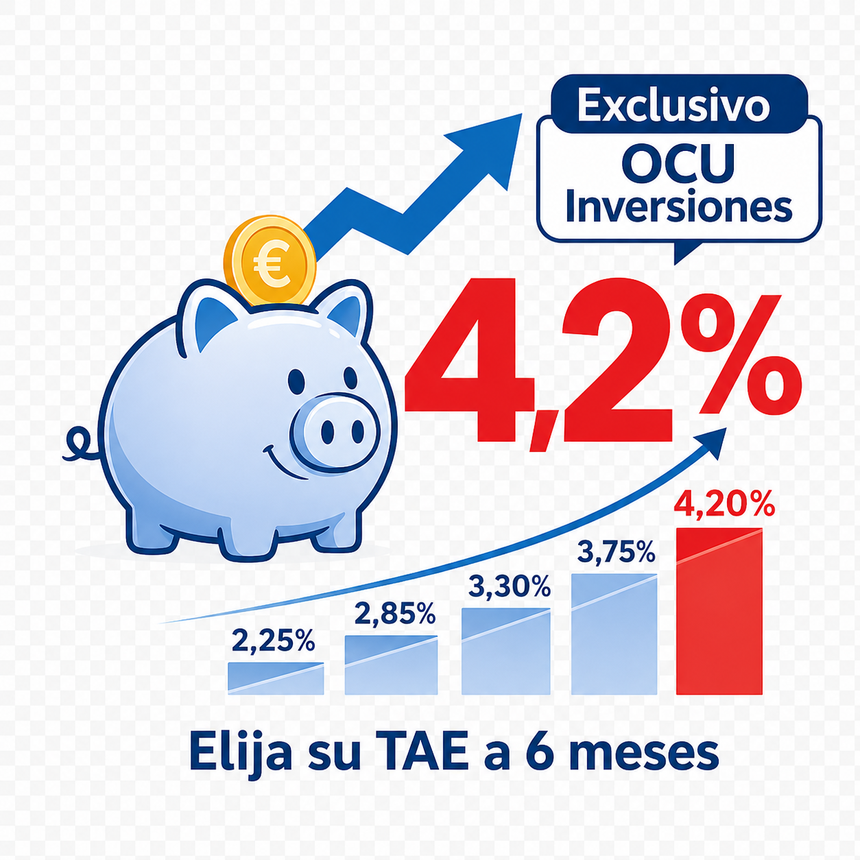 Deposito a 6 meses al 4,2%